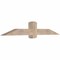 Ekena Millwork Eugene Smooth Timber Gable Bracket, Douglas Fir, 72"W x 12"H x 5 1/2"D x 5 1/2"F, 4/12 Pitch GBW072X12X0606EUG00SDF - alternate 5